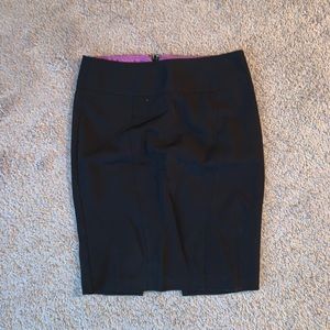 Black pencil skirt